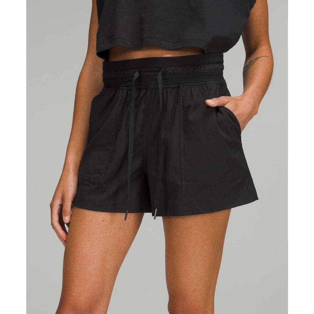 Lululemon Dance Studio High Rise Shorts 3.5" Active Athleisure Black Size 6